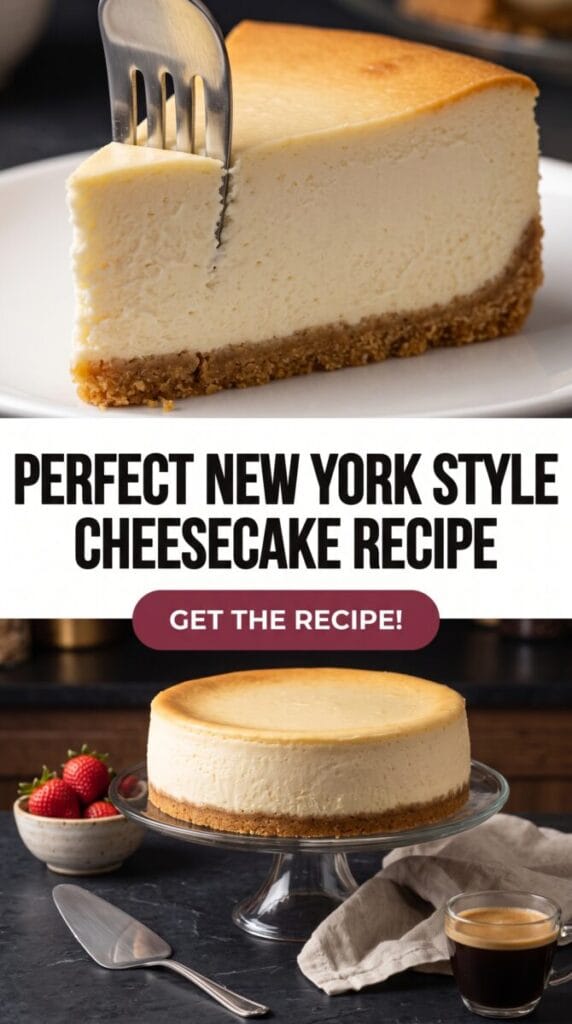 Perfect New York Style Cheesecake Recipe