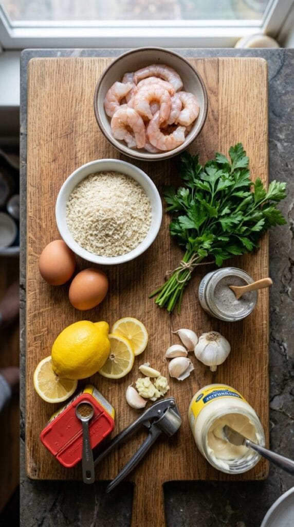 Shrimp Cakes with Lemon Aioli