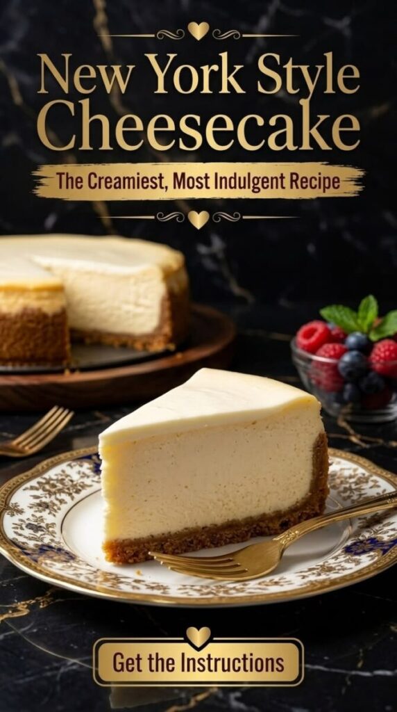 Perfect New York Style Cheesecake Recipe