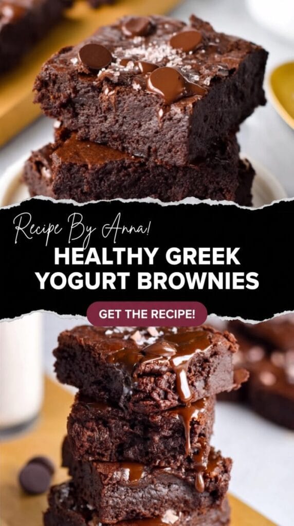 Healthy Greek Yogurt Brownies