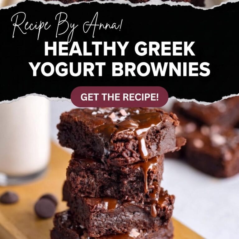 Healthy Greek Yogurt Brownies: Fudgy Low-Calorie Brownies Healthy Greek Yogurt Brownies