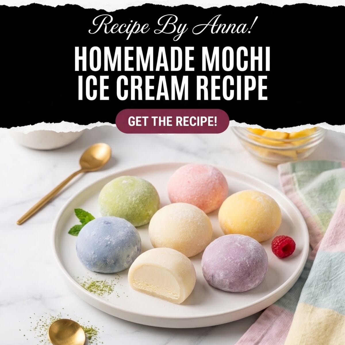 Homemade Mochi Ice Cream Recipe