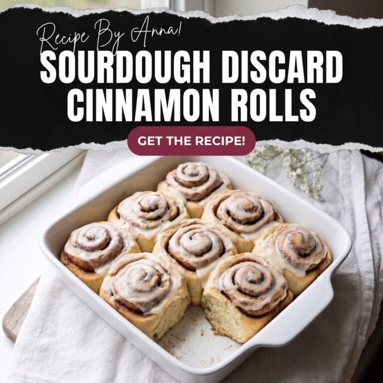 Sourdough Discard Cinnamon Rolls