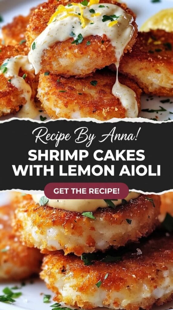 Shrimp Cakes with Lemon Aioli