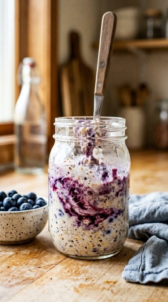 Blueberry Overnight Oats Recipe