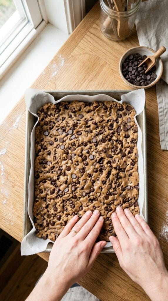 Lazy Chocolate Chip Cookie Bars