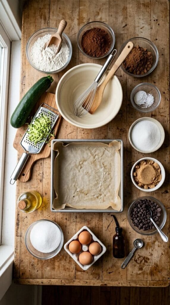 Zucchini Fudge Brownies