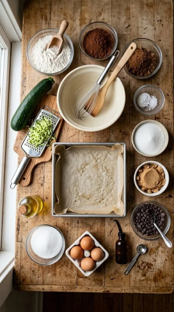 Zucchini Fudge Brownies