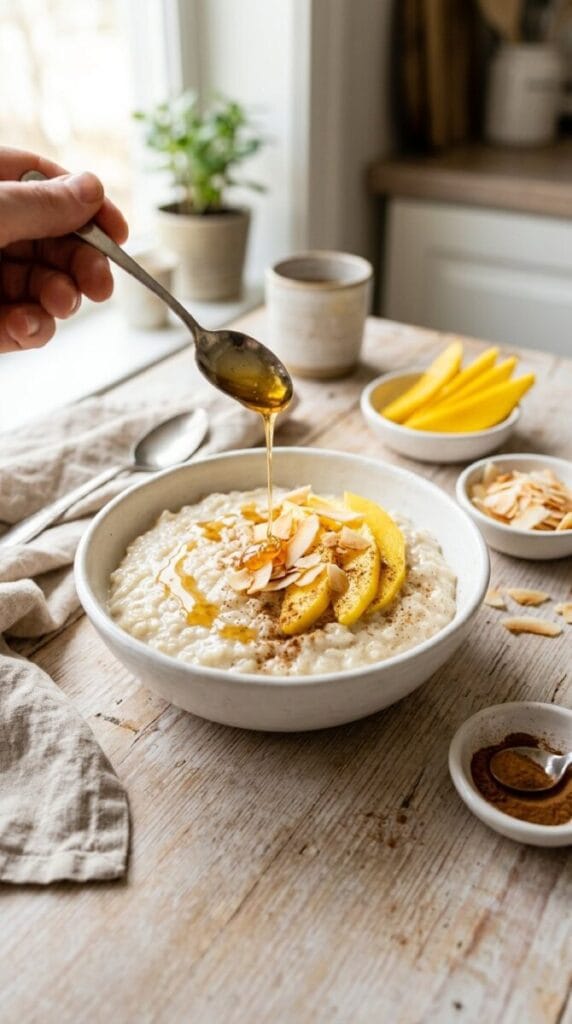 Coconut Milk Rice Porridge Recipe