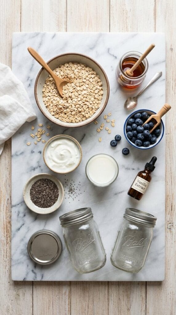 Blueberry Overnight Oats Recipe