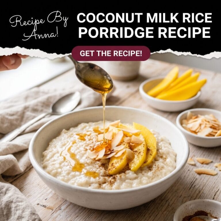 Coconut Milk Rice Porridge Recipe