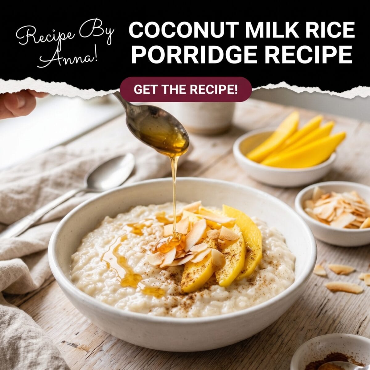Coconut Milk Rice Porridge Recipe