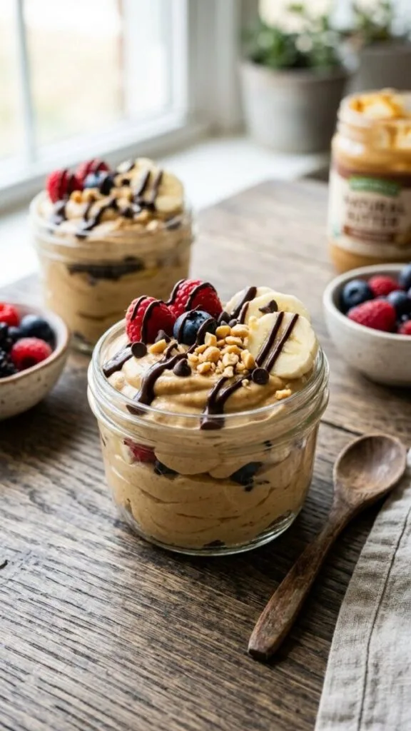 Peanut Butter Greek Yogurt Desserts
