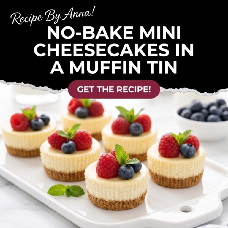 No-Bake Mini Cheesecakes in a Muffin Tin No-Bake Mini Cheesecakes in a Muffin Tin