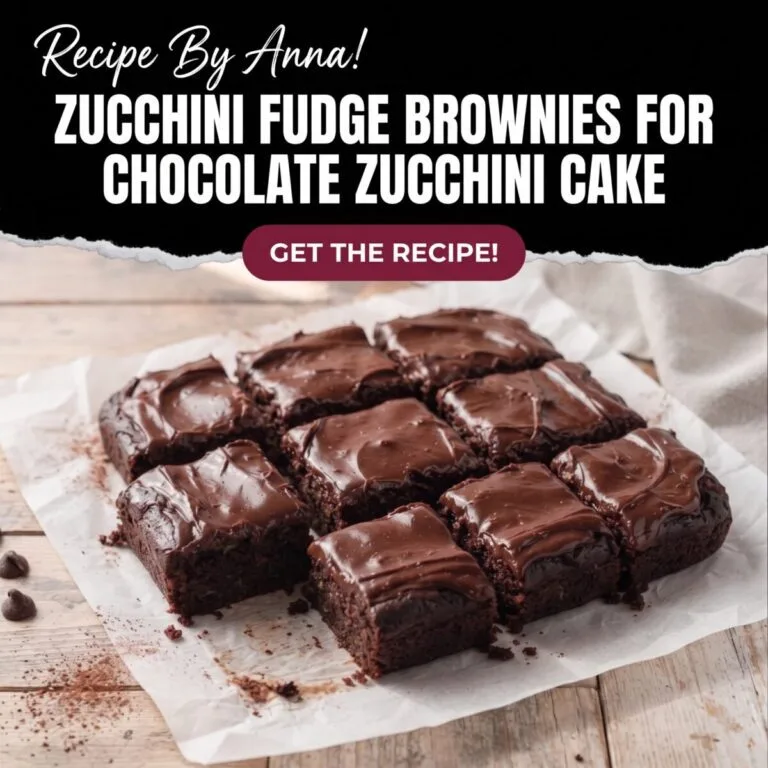 Zucchini Fudge Brownies