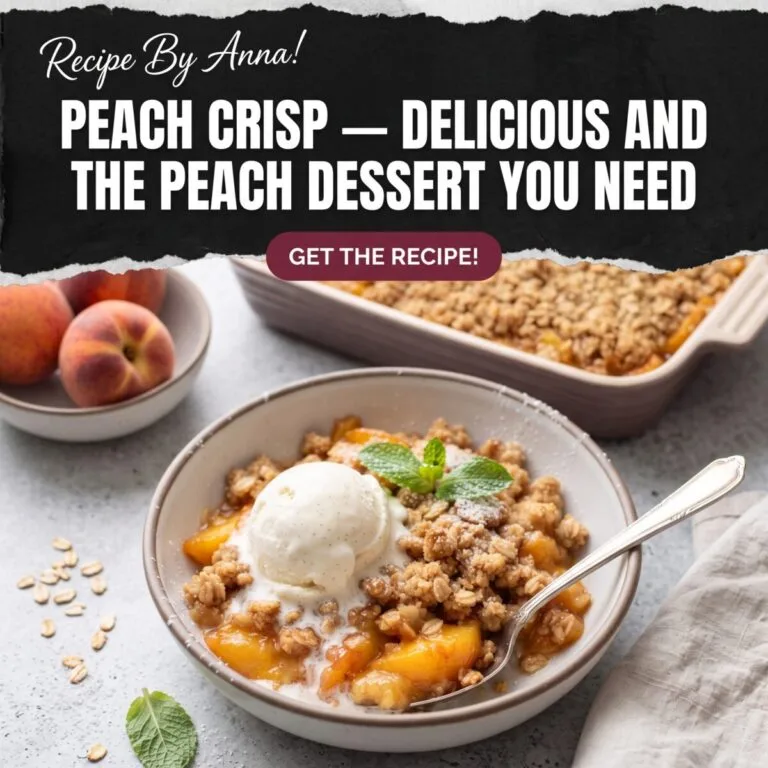 Peach Crisp