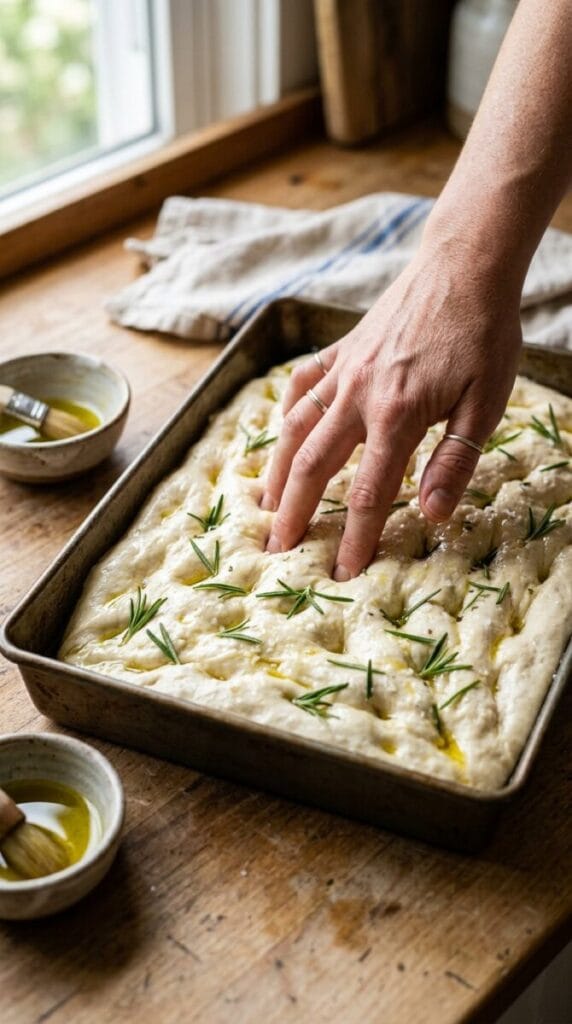 Focaccia Bread — Crispy Olive Oil Recipe
