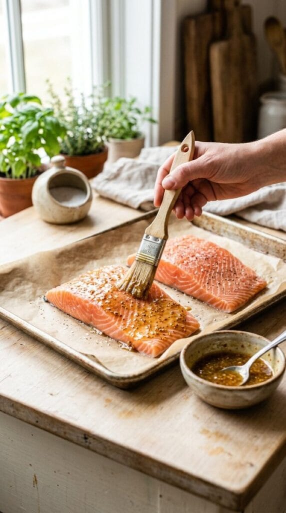 Honey Mustard Baked Salmon Recipe
