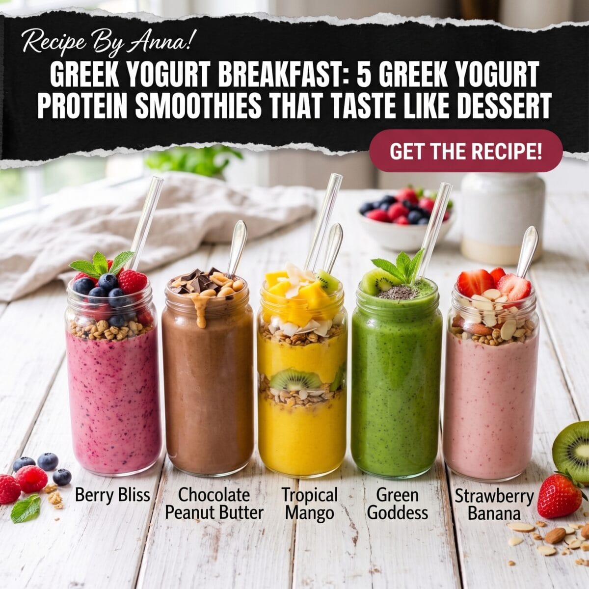 5 Greek Yogurt Protein Smoothies