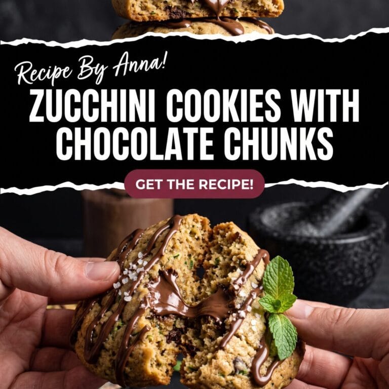Zucchini Cookies with Chocolate Chunks — Soft, Chewy and Bakery-Quality Zucchini Cookies with Chocolate Chunks