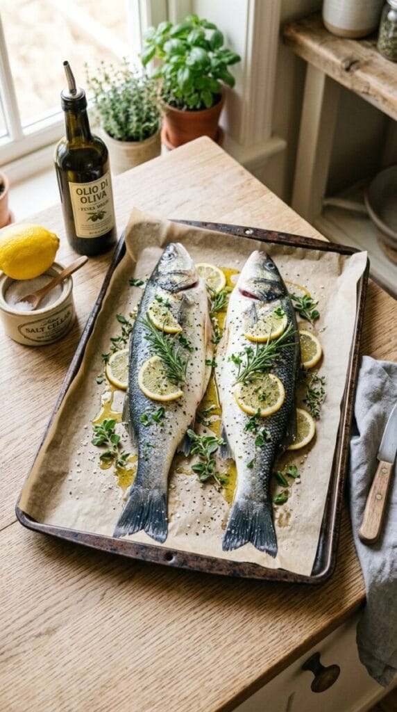 Roasted Branzino with Lemon and Herbs in 30 Minutes