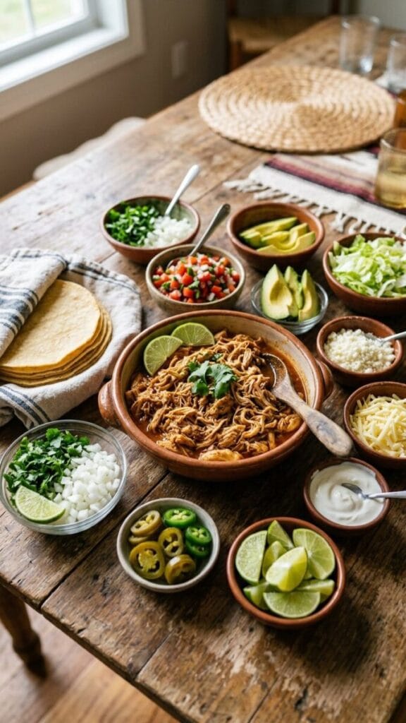 The Best Crockpot Chicken Tacos You'll Ever Make
