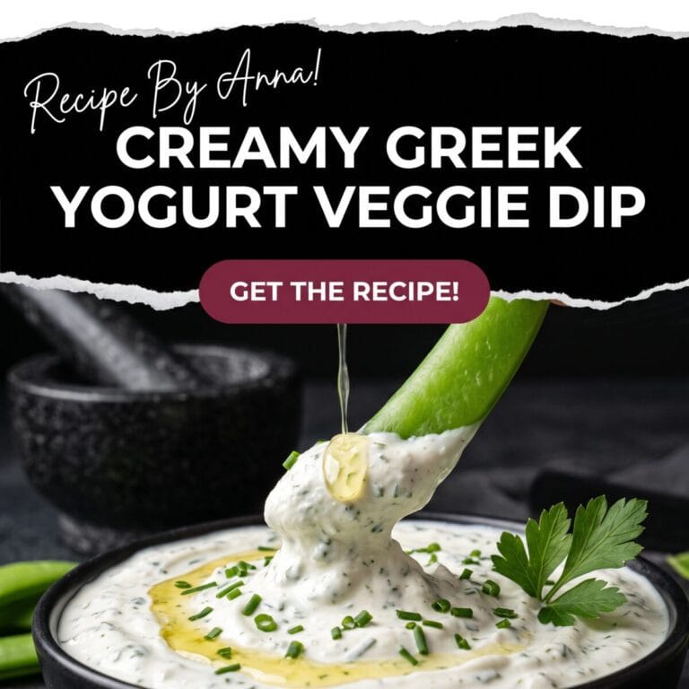Creamy Greek Yogurt Veggie Dip