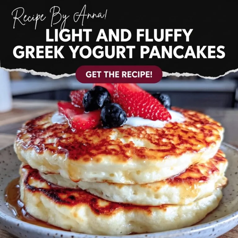 Fluffy 3-Ingredient Greek Yogurt Protein Pancakes Fluffy 3-Ingredient Greek Yogurt Protein Pancakes