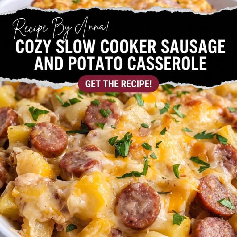 Cozy Slow Cooker Sausage and Potato Casserole
