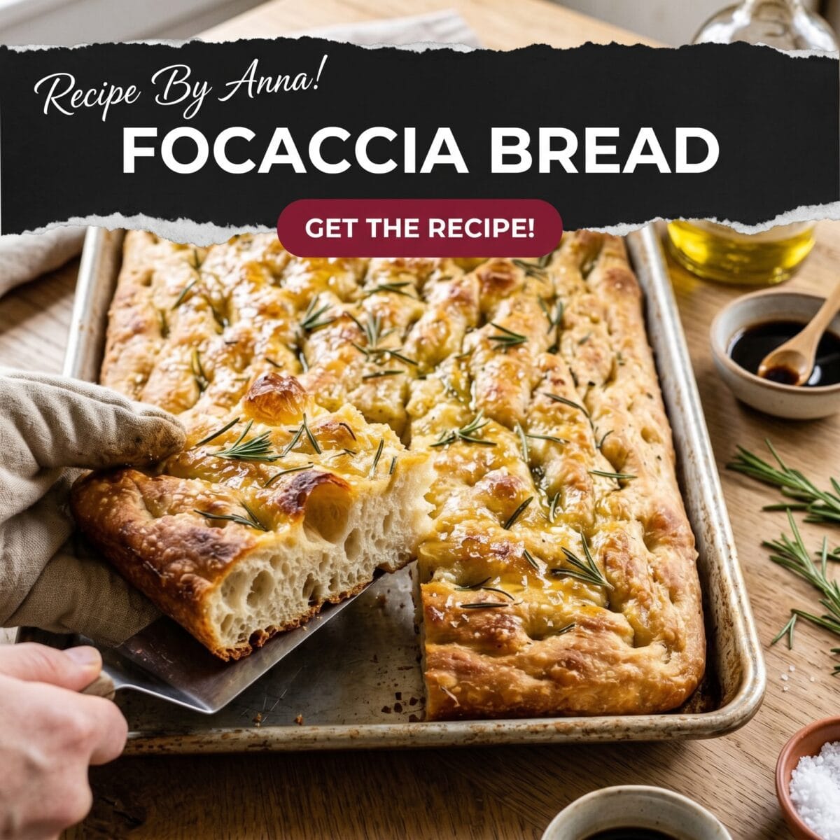 Focaccia Bread — Crispy Olive Oil Recipe