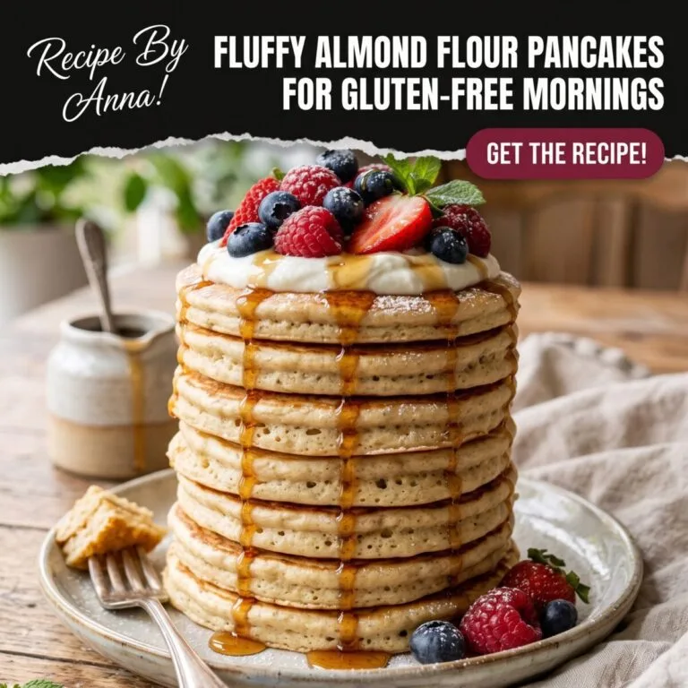 Fluffy Almond Flour Pancakes for Gluten-Free Mornings