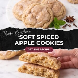 Soft Spiced Apple Cookies