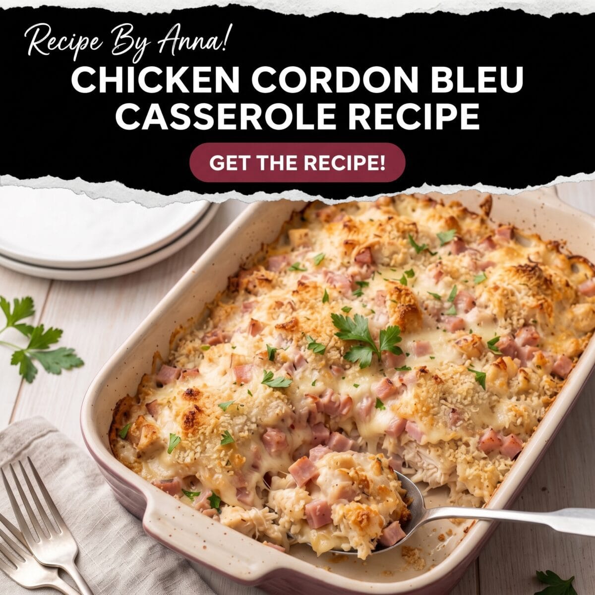 Chicken Cordon Bleu Casserole Recipe