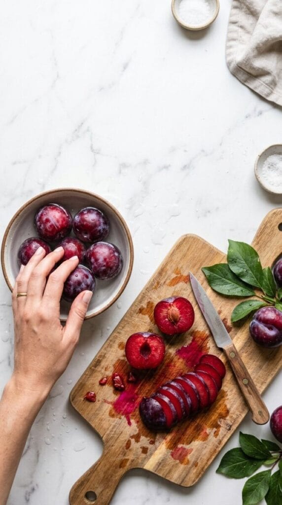 Elegant Plum Pie