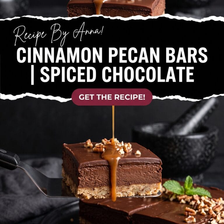 Cinnamon Pecan Bars with Spiced Chocolate Cinnamon Pecan Bars with Spiced Chocolate