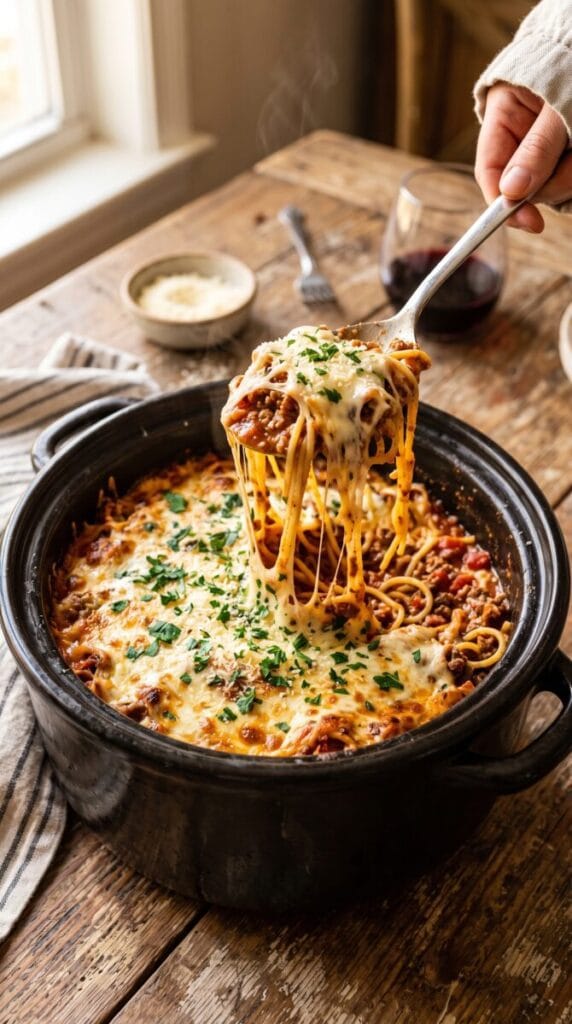 Easy Slow Cooker Million Dollar Pasta Recipe