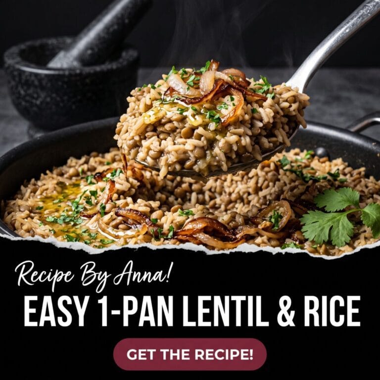 Easy 1-Pan Lentil & Rice | One-Pot High-Protein Dinner Easy 1-Pan Lentil & Rice