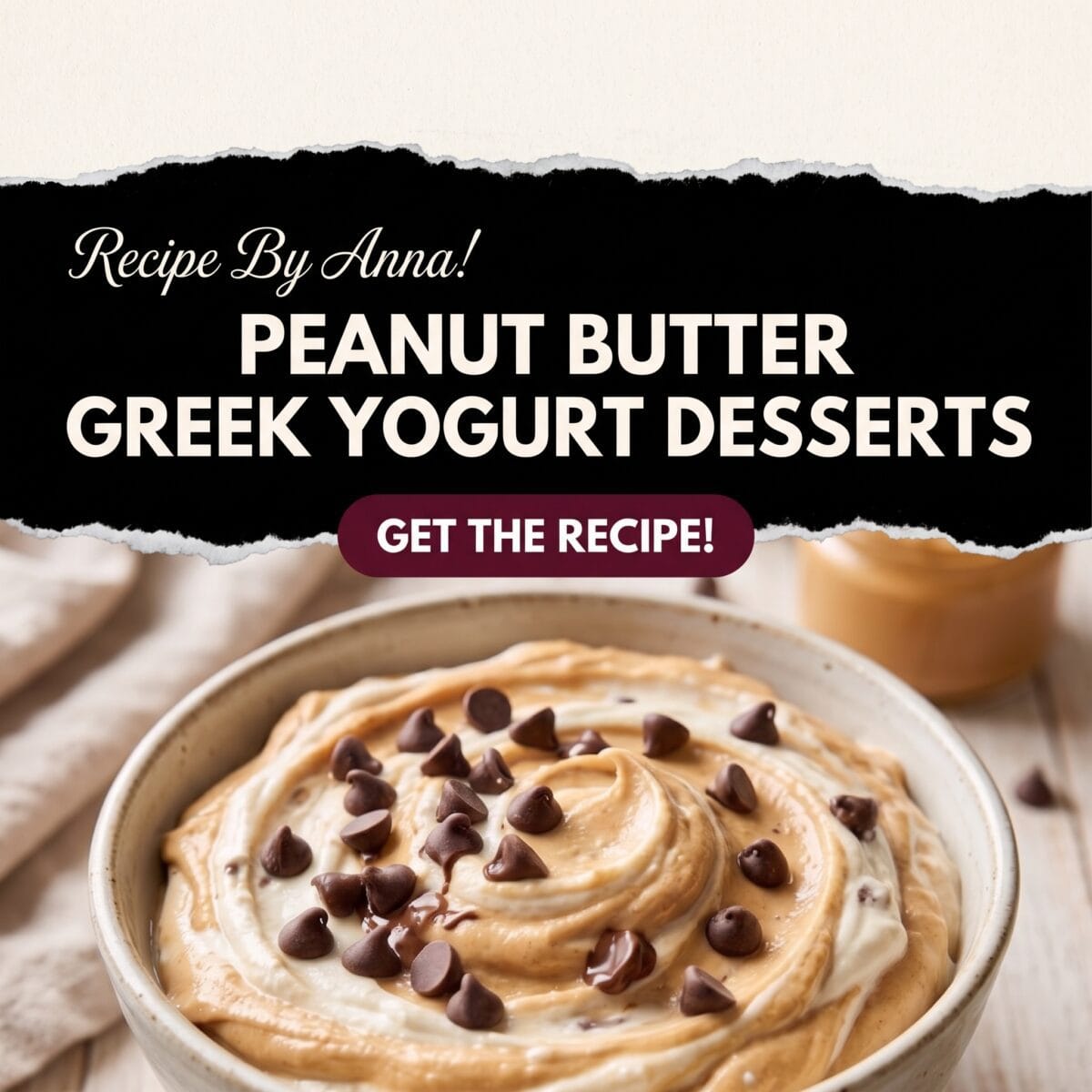 Peanut Butter Greek Yogurt Desserts