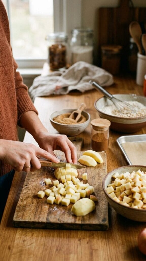 Soft Spiced Apple Cookies