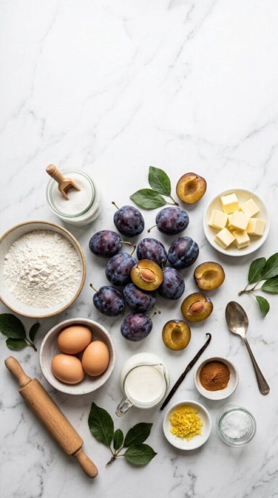 Elegant Plum Pie