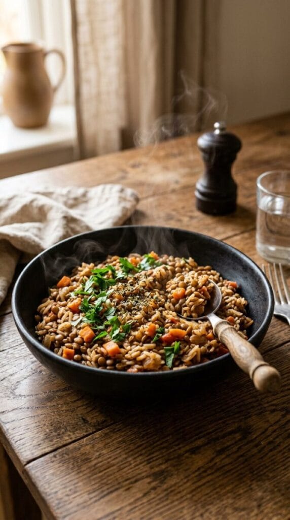 Easy 1-Pan Lentil & Rice