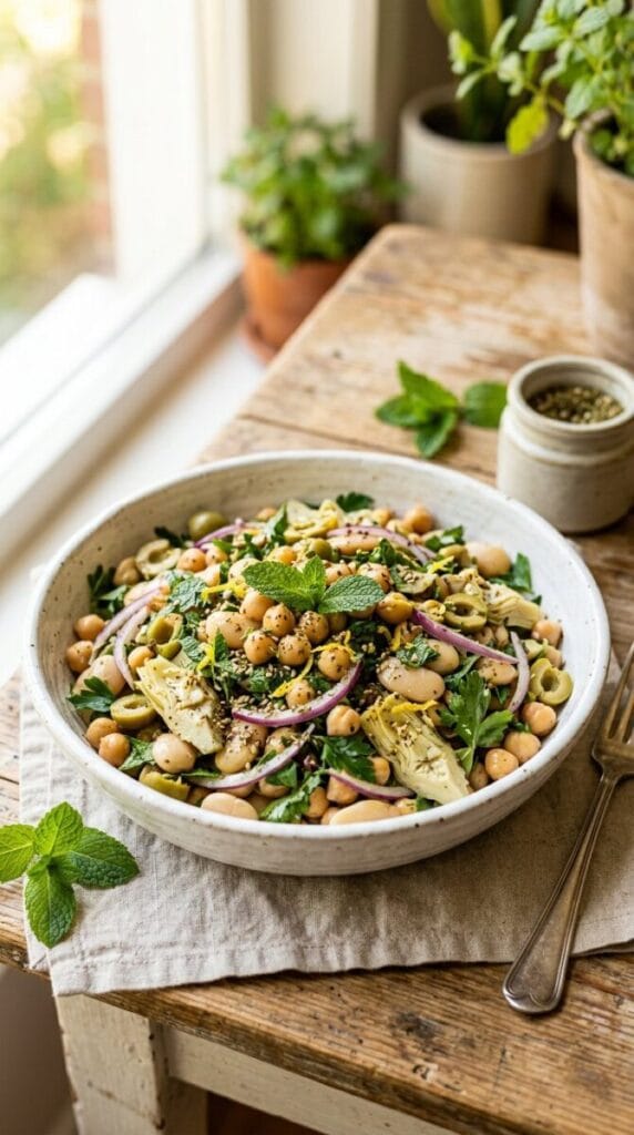 Marinated Za'atar Bean Salad Recipe