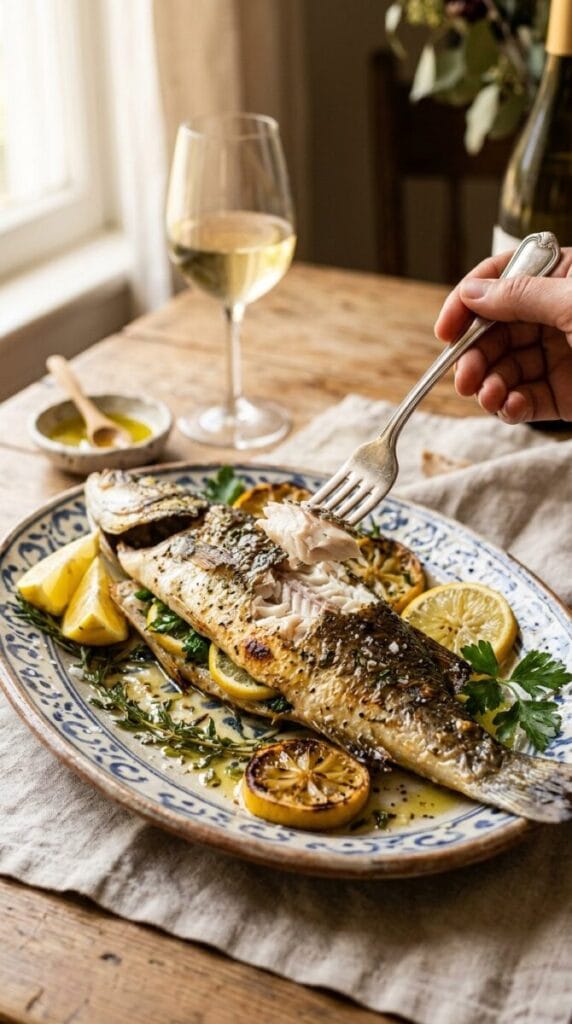 Roasted Branzino with Lemon and Herbs in 30 Minutes
