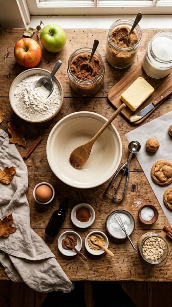 Soft Spiced Apple Cookies