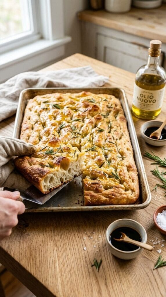 Focaccia Bread — Crispy Olive Oil Recipe