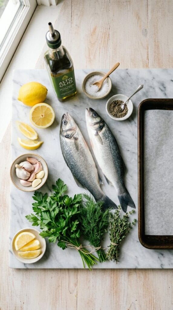 Roasted Branzino with Lemon and Herbs in 30 Minutes