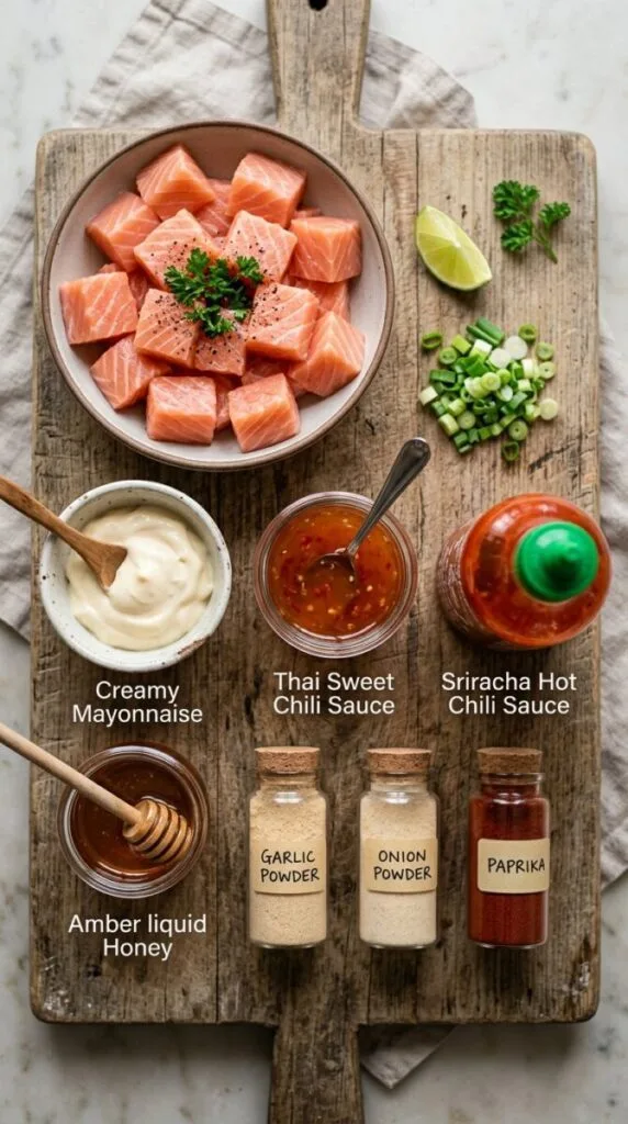 Bang Bang Salmon Bites Recipe