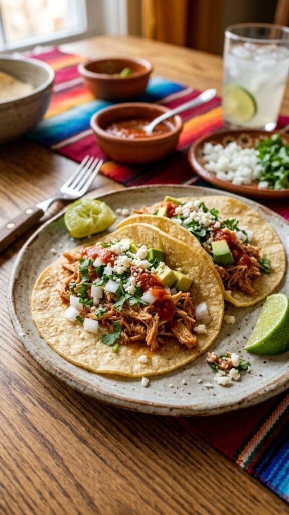 The Best Crockpot Chicken Tacos You'll Ever Make