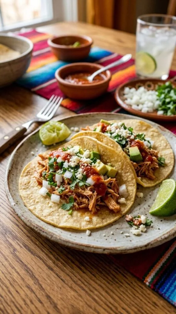 The Best Crockpot Chicken Tacos You'll Ever Make