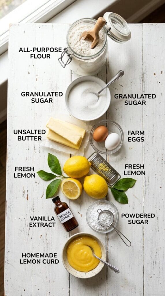 Lemon Curd Thumbprint Cookies